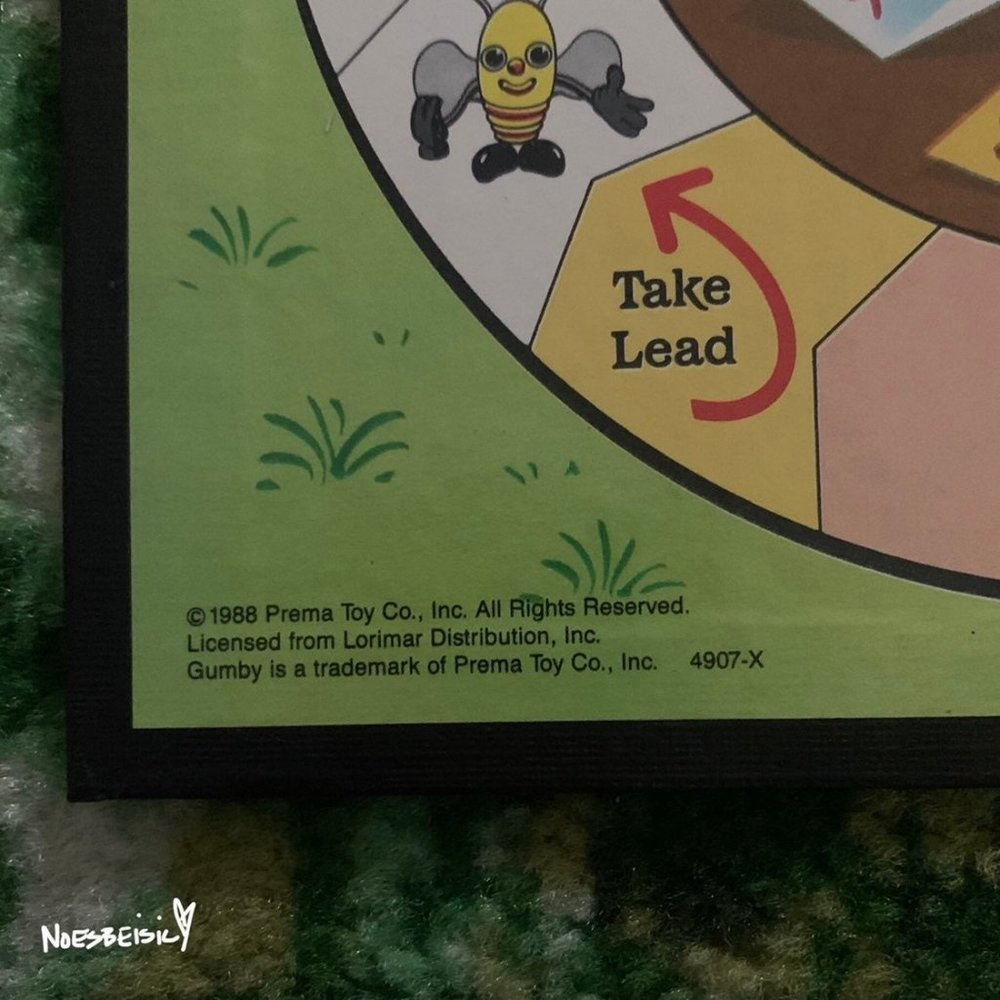 🚫SOLD•E✝️SY🚫 Rare Vintage 80s The Gumby Game - Picture 5 of 10